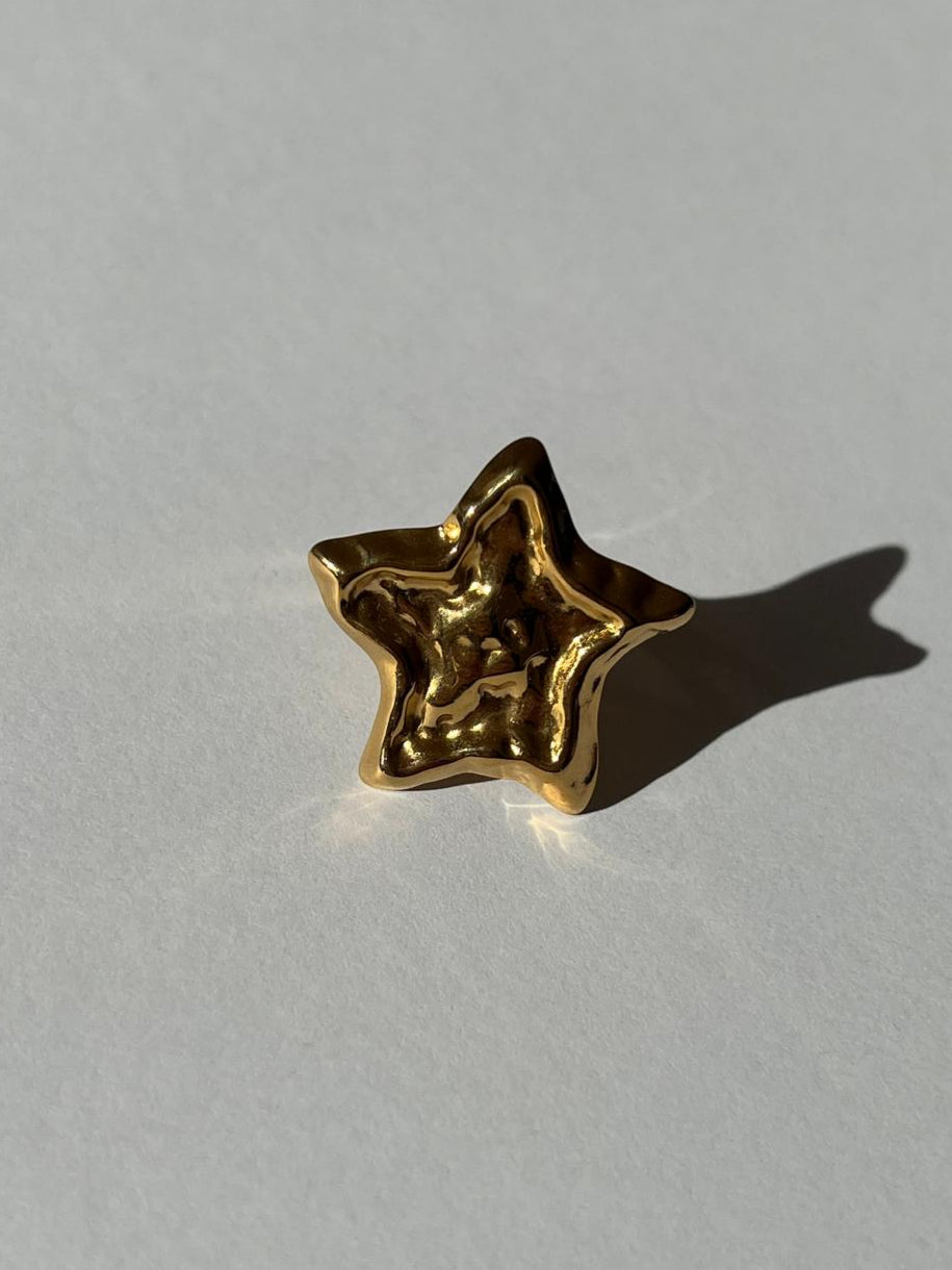 Saskia Star Ring - Gold