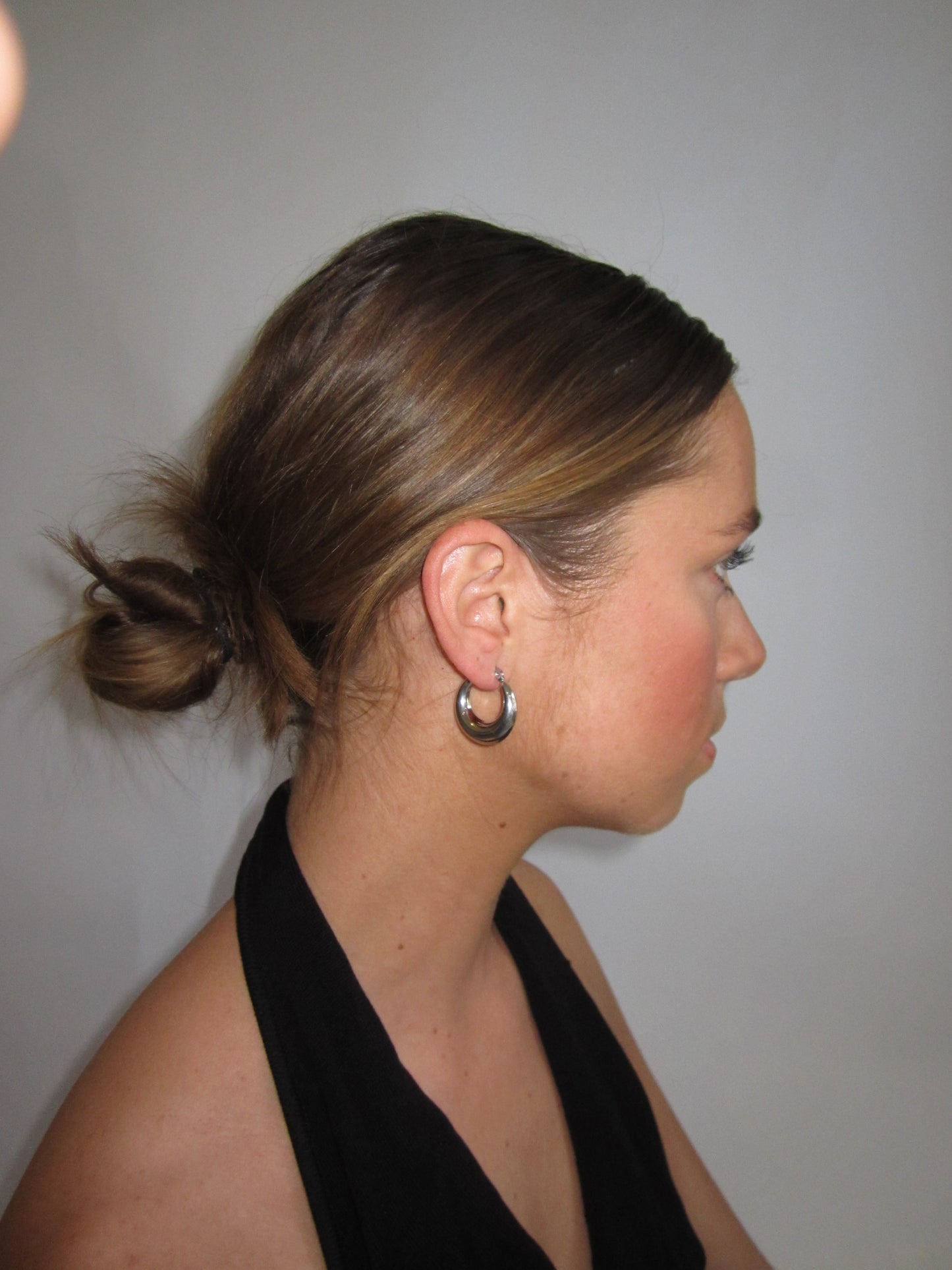 Small Claude Hoops -  Silver