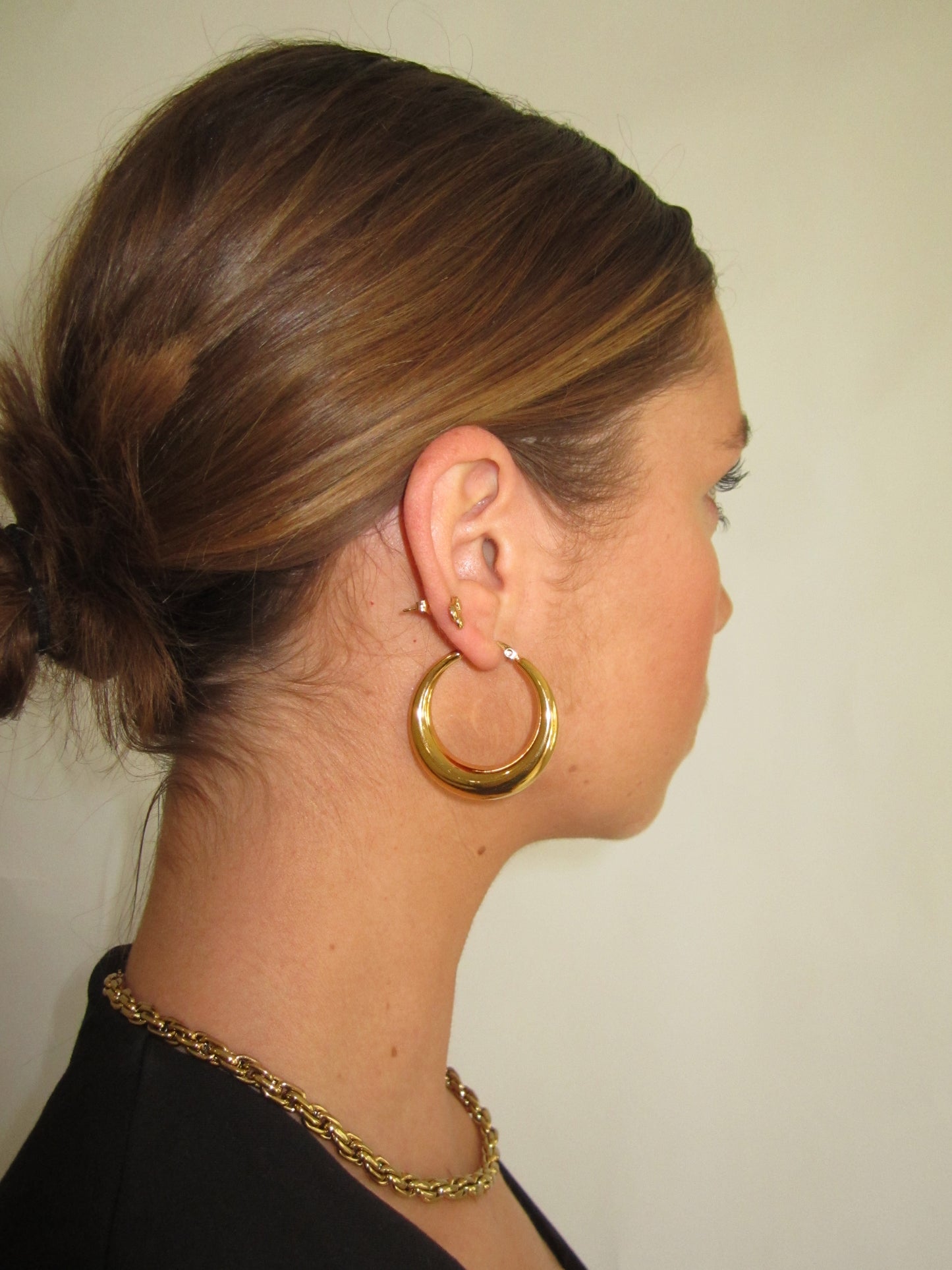 Large Claude Hoops - Gold - BACK SOON
