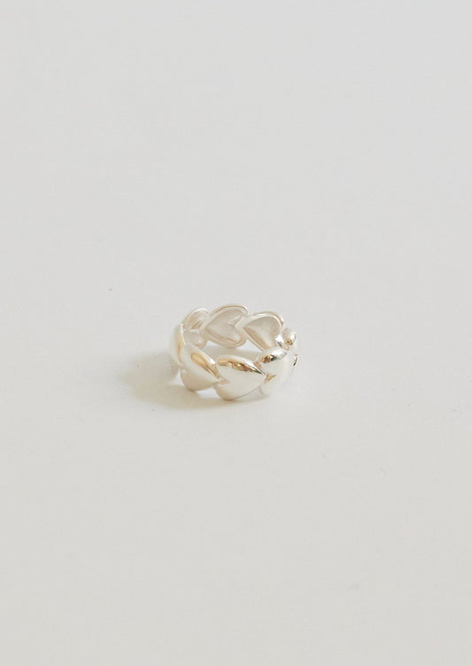 Clem Heart Ring - Silver