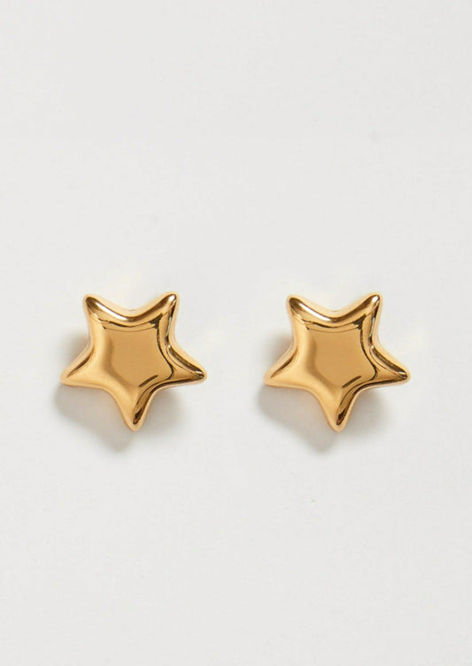 Tilly Star Earrings - Gold